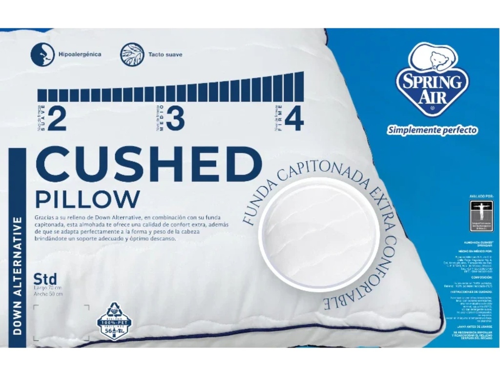 Spring Air Milenium - Almohada Cushed