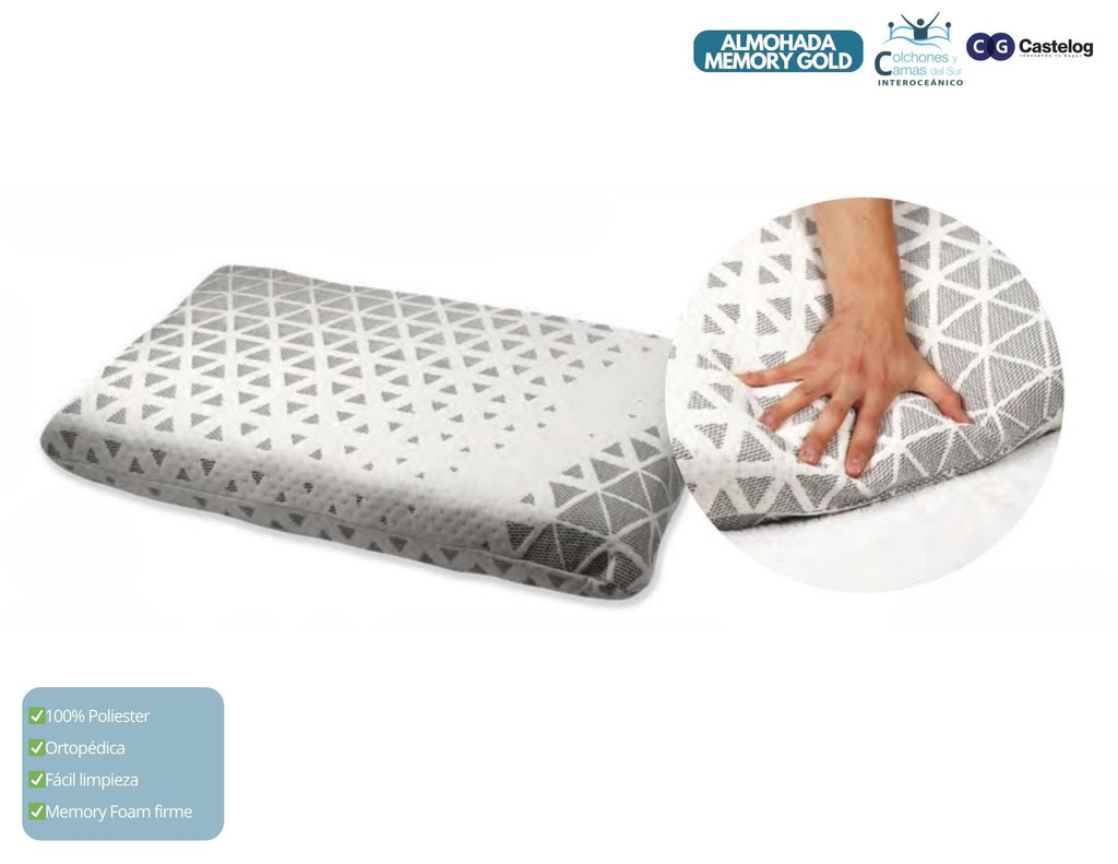 Castelog - Almohada Memory Gold