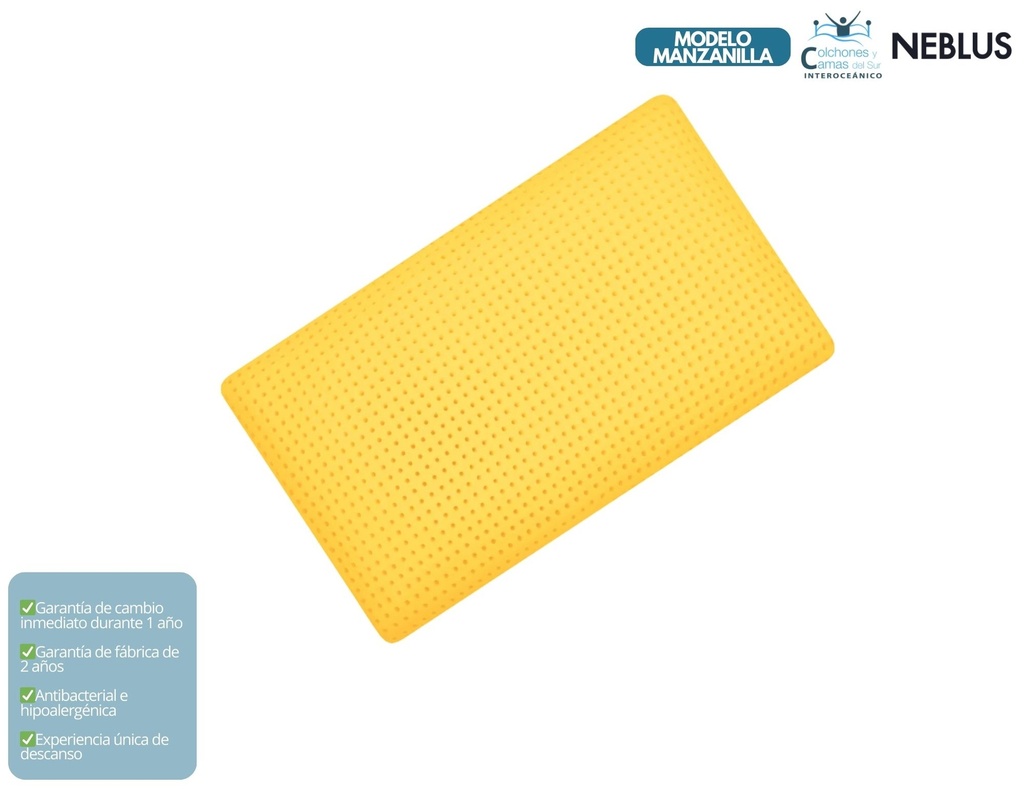 My form - Almohada Memory Manzanilla