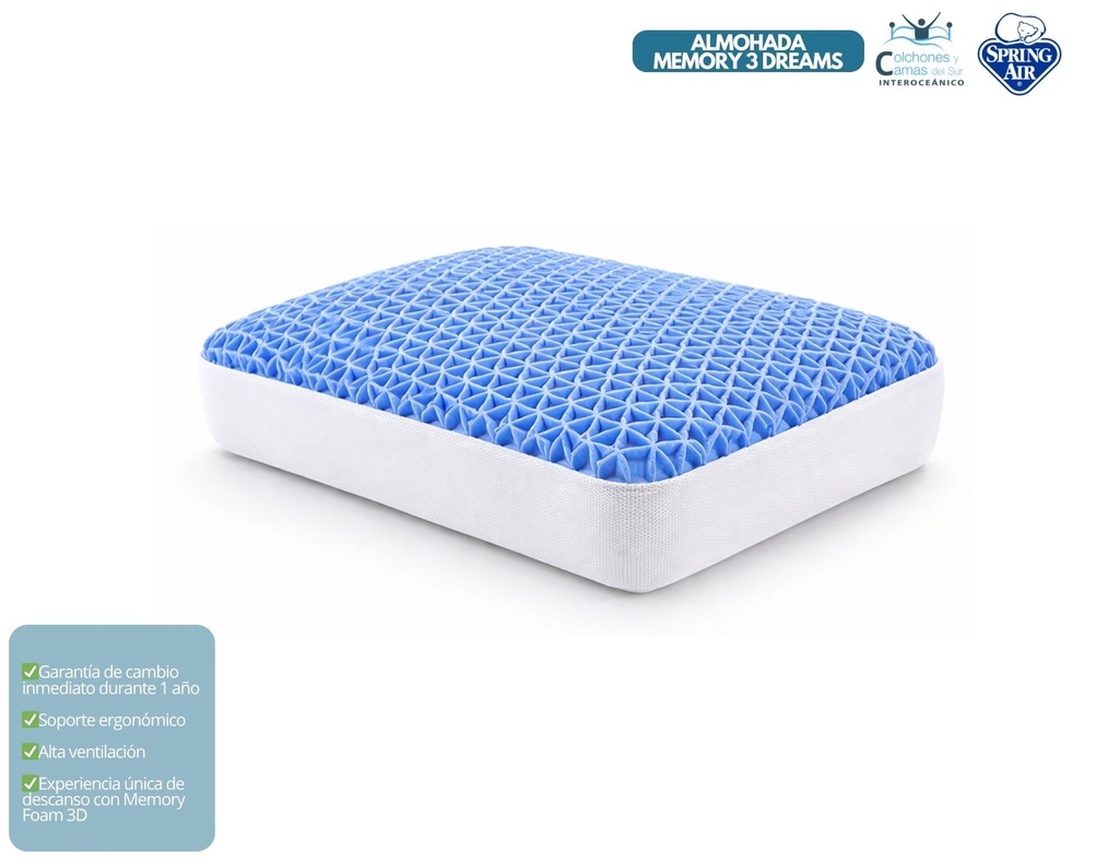 Spring Air Milenium - Almohada Memory 3 Dreams