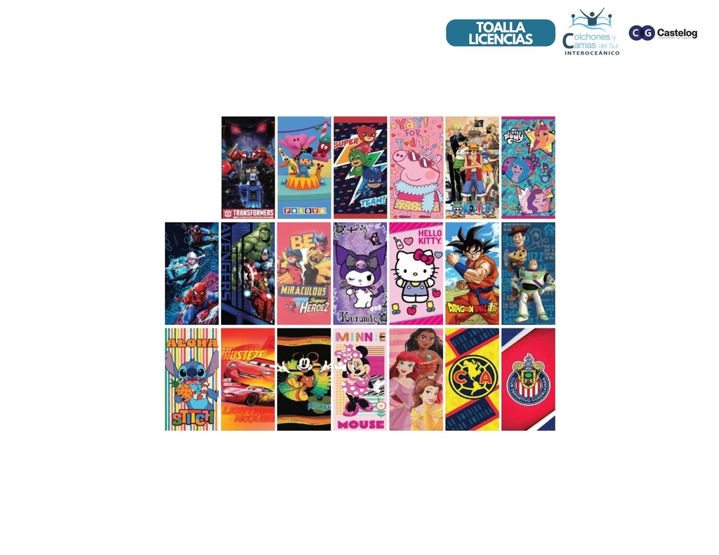 Castelog - Toalla Licencias