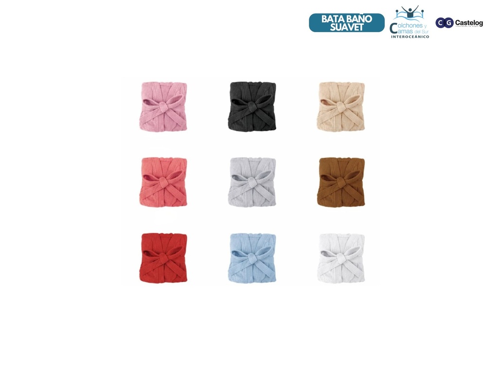 Castelog - Bata de Baño Suavet Eco Extra Grande