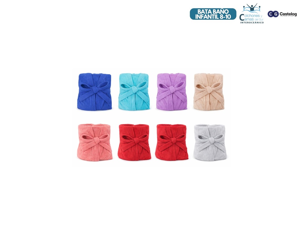 Castelog - Bata de Baño Infantil 8-10