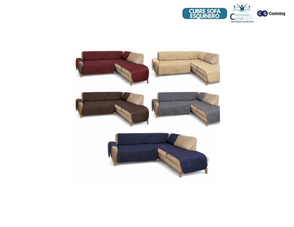 Castelog - Cubre Sofá Esquinero