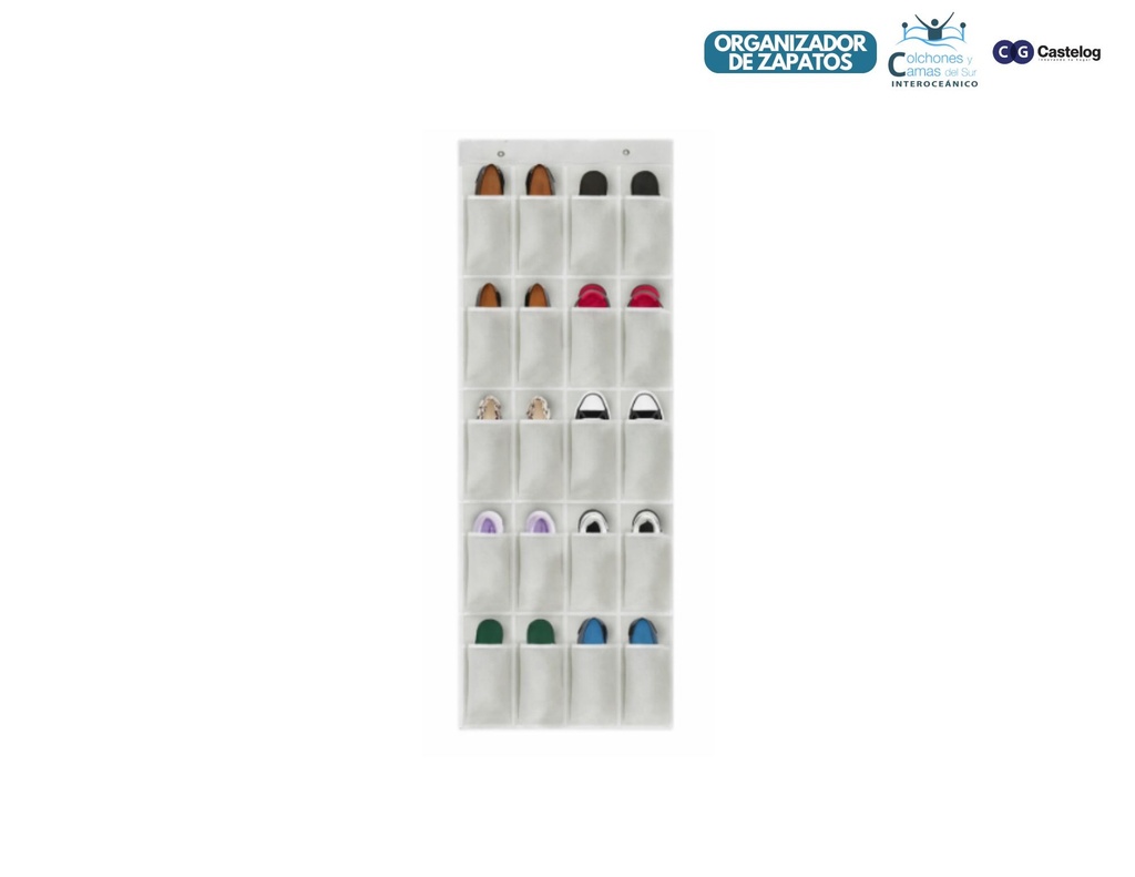 Castelog - Organizador Zapatos Colgante Pared