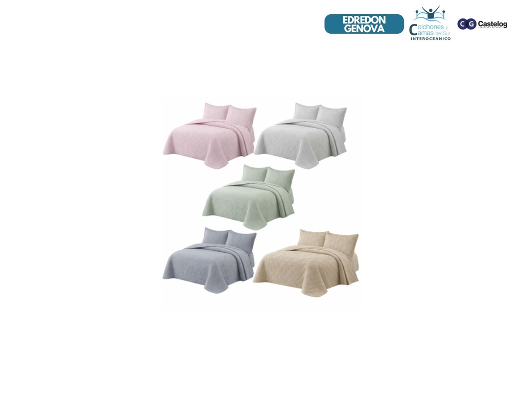 Castelog - Edredón Genova Matrimonial