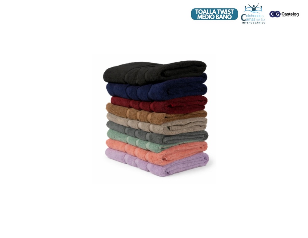 Castelog - Toalla Twist Medio Baño