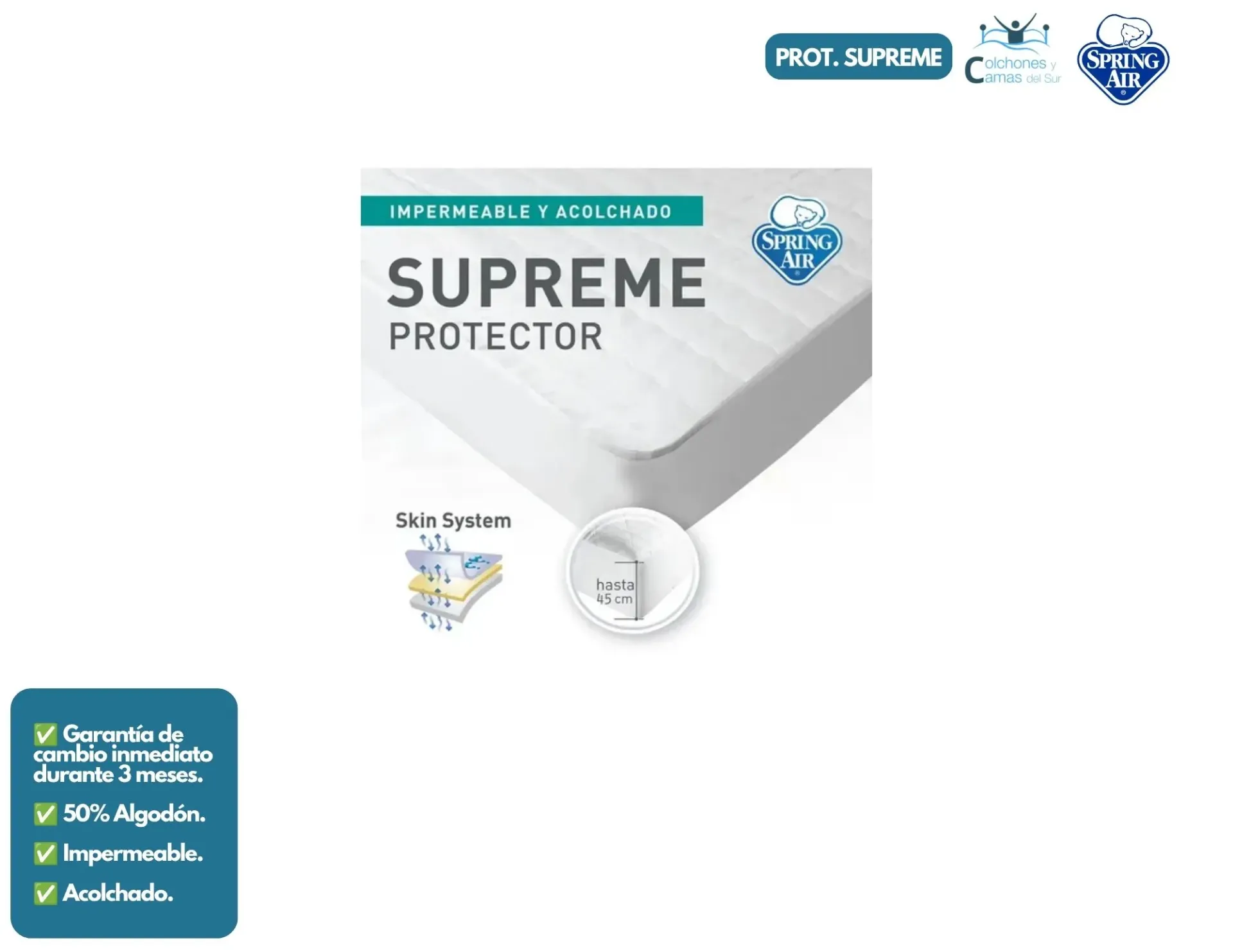 Spring Air Milenium - Protector Supreme Matrimonial